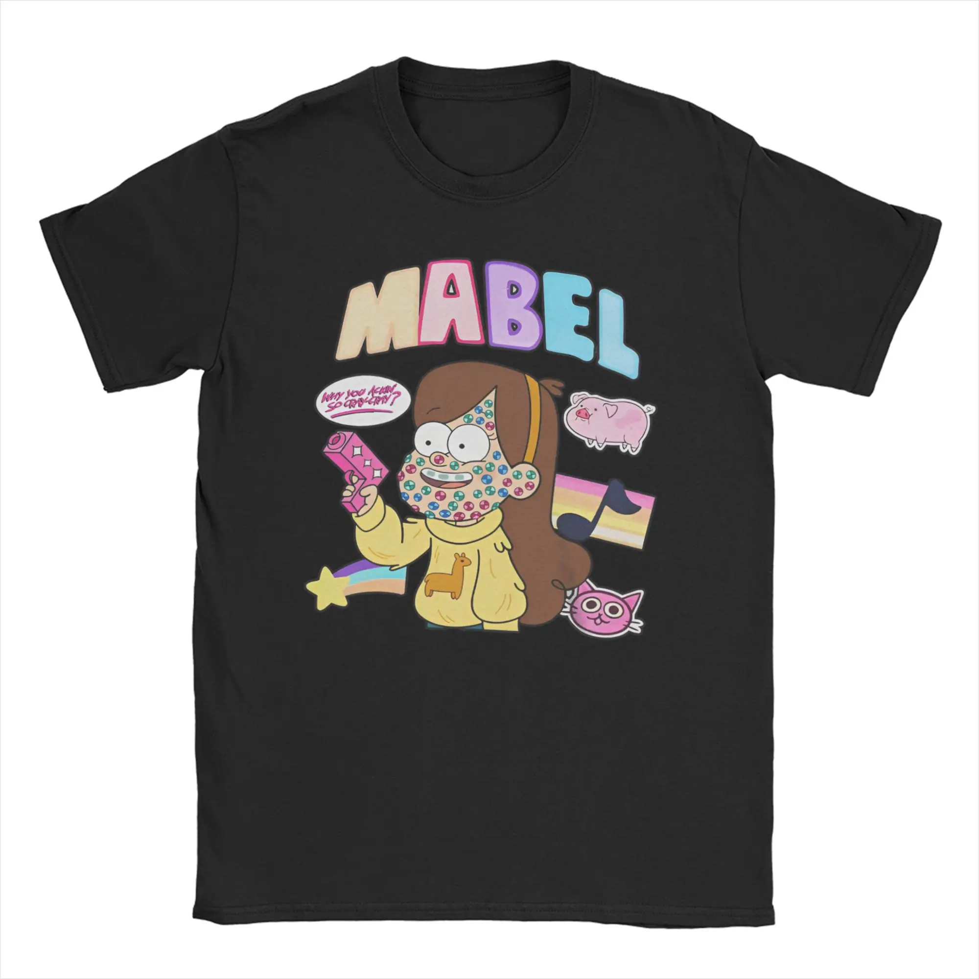 

Gravity Falls Anime Mystery Comedy Tee Shirt for Men Women Graphic T Shirts 100% Cotton Clothing