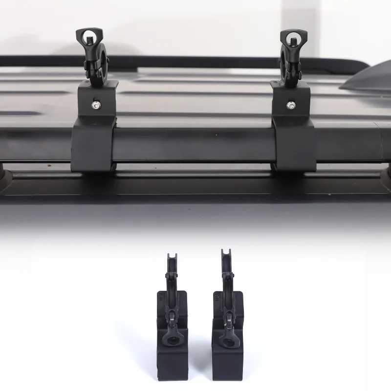 

2PCS For Haval H9 2024 2025+ Shovel Mount For Roof Rack carbon steel Clamp Mounting Kit Bracket Off Road Roof Rack Accessories