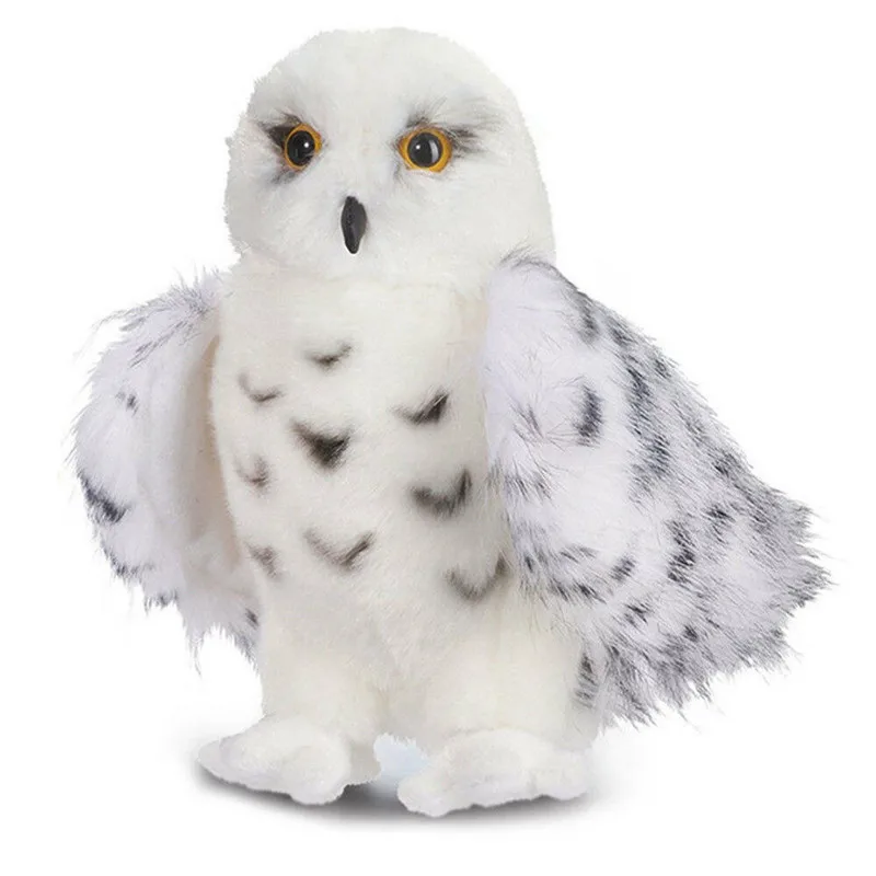 Muñeco de peluche de Harry Potter para niños, búho, Hedwig, Escuela de brujería, animales de peluche, almohada suave de dibujos animados, regalos de