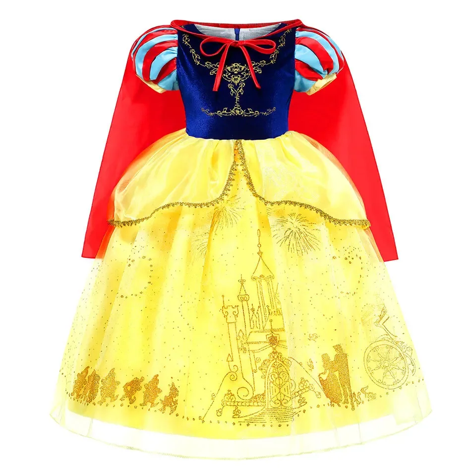 Robe Blanche Neige pour Fille, Tenue de Spectacle pour Enfants, 303 Baby HT Denci, 2006, Automne et Hiver, Halloween