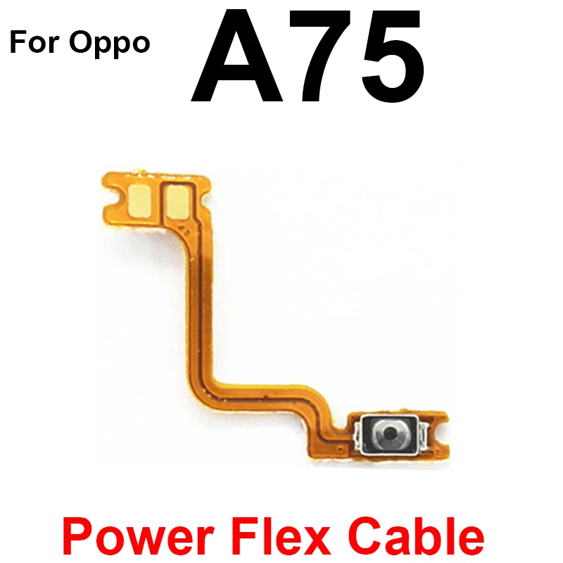 Volume Power Button Flex Cable For OPPO A71 A72 A73 A74 A75 4G 5G On OFF Power Voulme Side Keys Buttons Switch Flex Cable