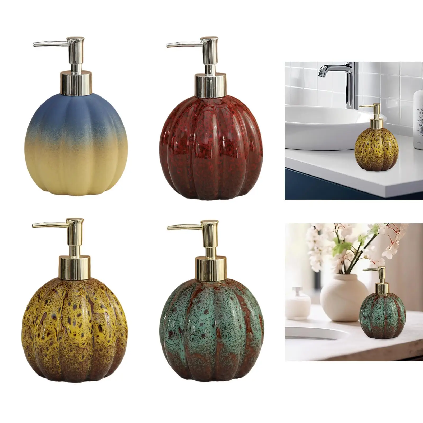 

Дозатор для мыла в форме тыквы на Хэллоуин, контейнер для жидкости, бутылка для лосьона для рук, жидкость