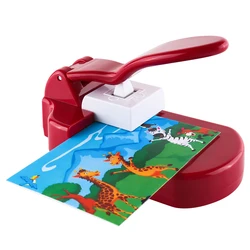 Red /Green Creative Jigsaw Puzzle Making Machine Picture Photo Cutter Puzzle Maker per 4x6 