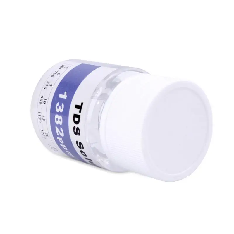 TDS Meter Buffer Solution Conductivity Standard Solution 25ml Salinity Test Solution EC Calibration Fluid Measurement Supplies