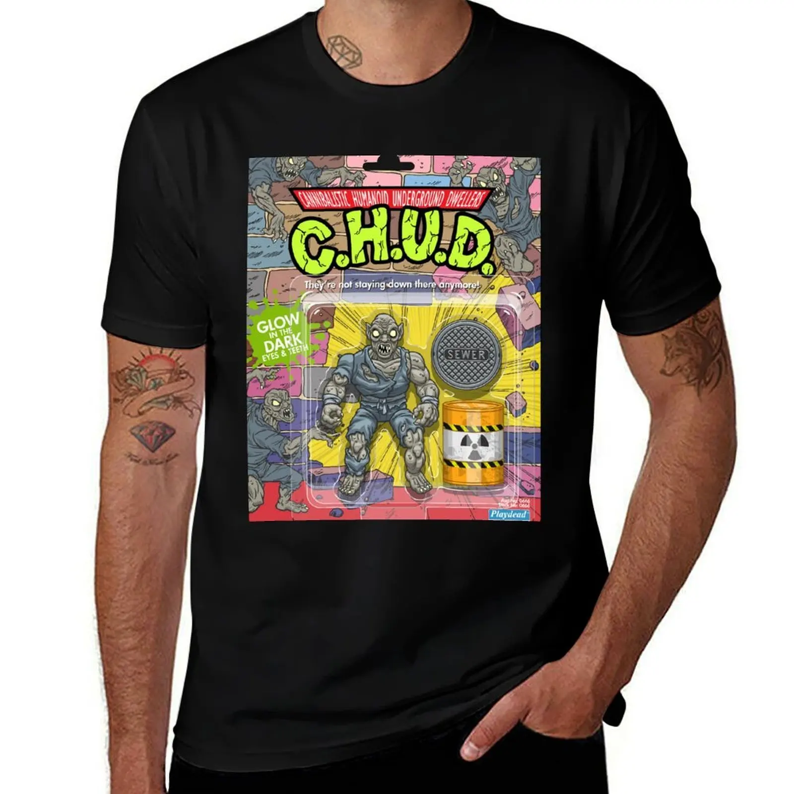 ACTION CHUD T-Shirt Fashion Letter Print T-Shirt