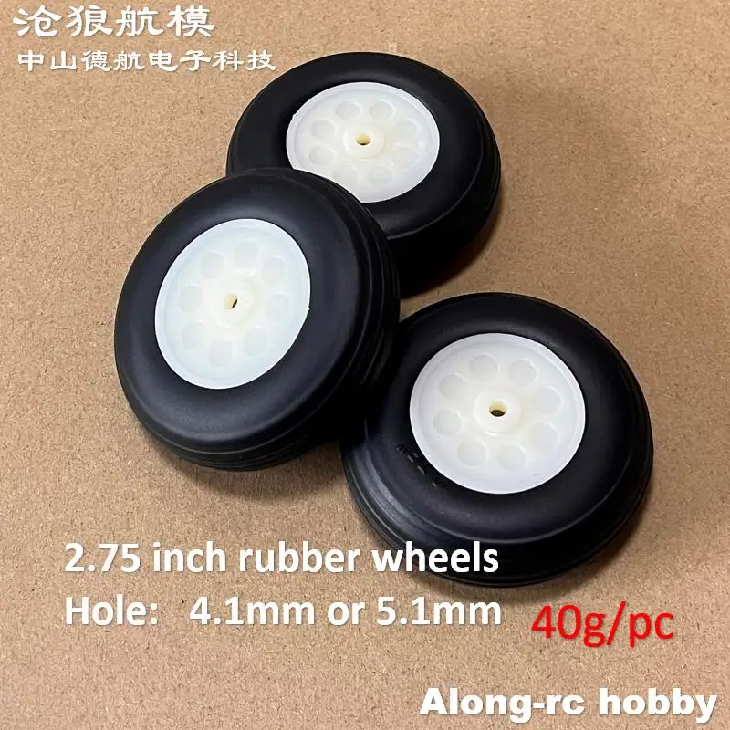

25 to 125mm 1.0" 1.25" 1.5" 2.0" 3" 4.0" 5.0" Rubber Wheel For RC Airplane Hobby Models DIY Plane Model Landing Gear Spare Parts