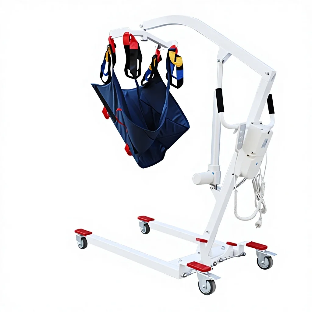 Coolfull Elderly Paralyzed Electric Lift Machine Nursing Disabled Bed Mobility Bedridden Patients Lifting Moving Device Model