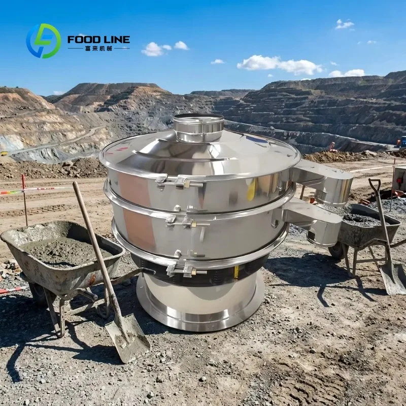 Vibrating Screen Ultrasonic System Vertical Circular Sieving Machine Fine Powder High Capacity Screening Machine Motor