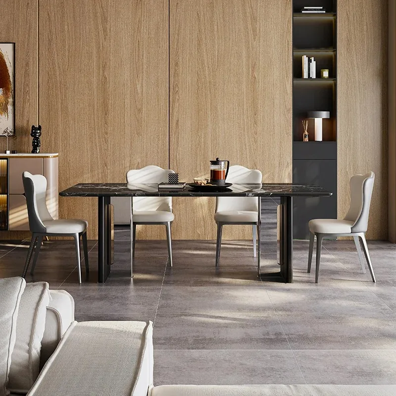 Mesas De Comedor De fiesta estéticas, mesas De Comedor De salón De lujo para estudio De lectura y trabajo, Juegos De Comedor nórdicos modernos, decoración del hogar