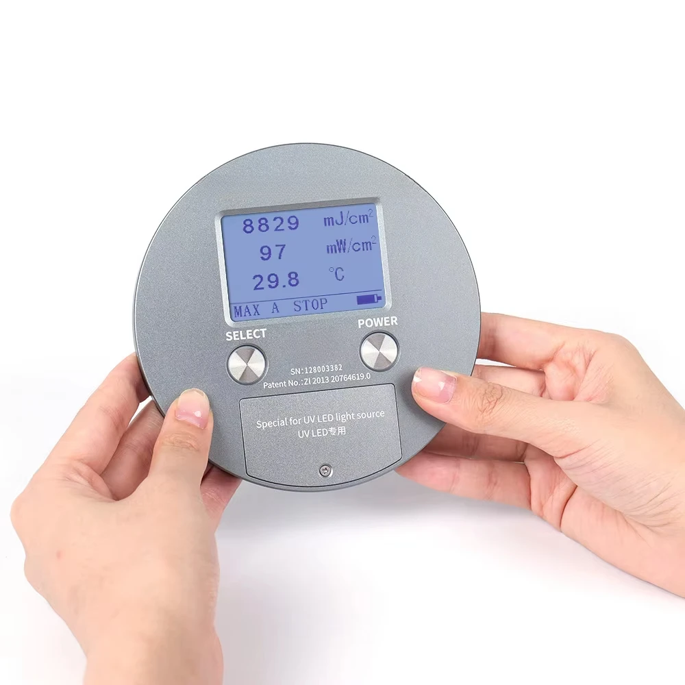 LS128 UVALED Lamp Intensity Power Meter Digital 340nm To 420nm Light UV Power Puck Integrator UV Energy Meter