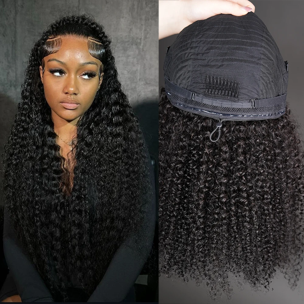 

Улучшенный парик 3-в-1 с глубокими волнами, без клея, с завязками, без кружевной основы, с невидимой линией роста волос, для начинающих.