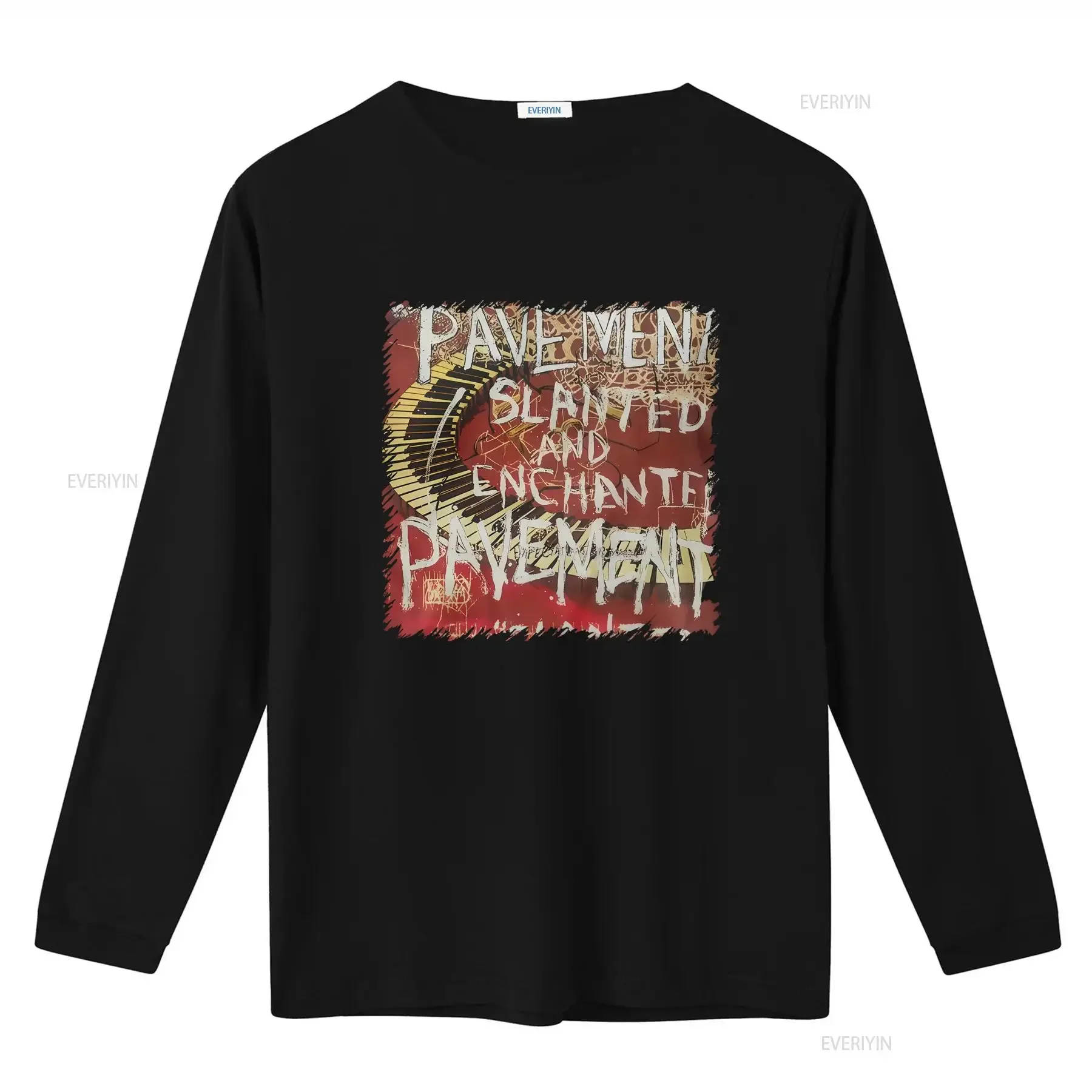 Cotton T Shirt Pavement Slanted and Enchanted Album Stephen Malkmus Music Art Print vintage Washed streetwear Soft Comfortable