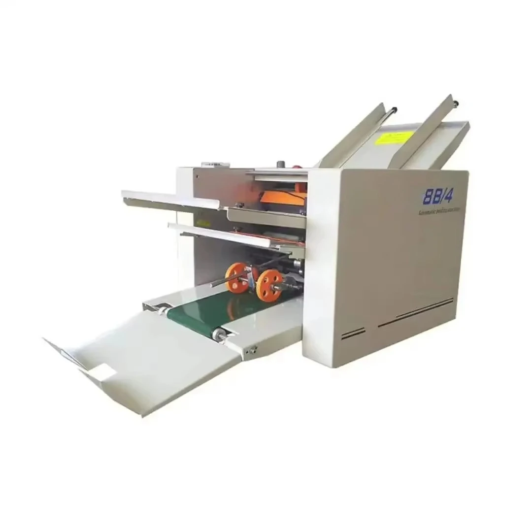 Máquina Plegadora de Papel 8B/2 para Escritorio, Tamaño de Papel Desplegado 210 x 297 mm, Tamaño de Papel Plegado 105 x 297 mm, Rango de Gramaje de Papel