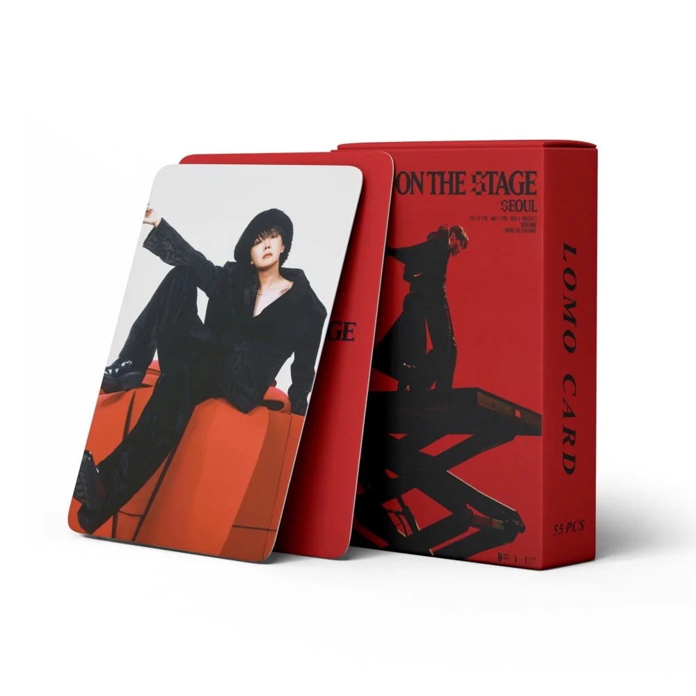 Hope on the Stage Concert Album LOMO Card HD Laser Printing Card J-Hope Card Gift Fans Collection55pcs Kpop Photocard
