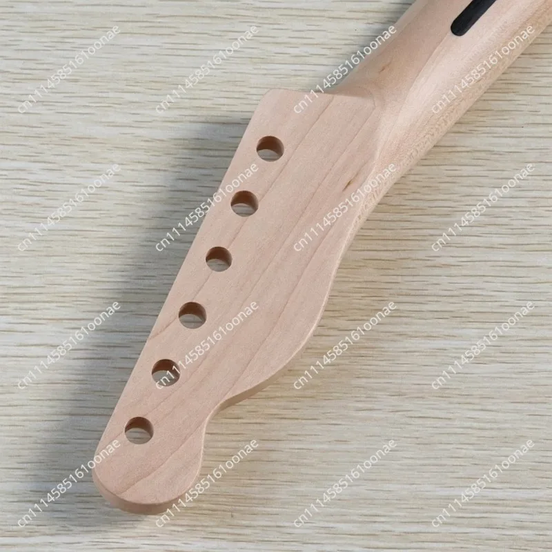 6 Strings 22 Frets for TL Electric Guitar Neck, Cow Bone Pillow Peach Tube, Plus Maple Matte Electric Guitar Modified DIY Handle
