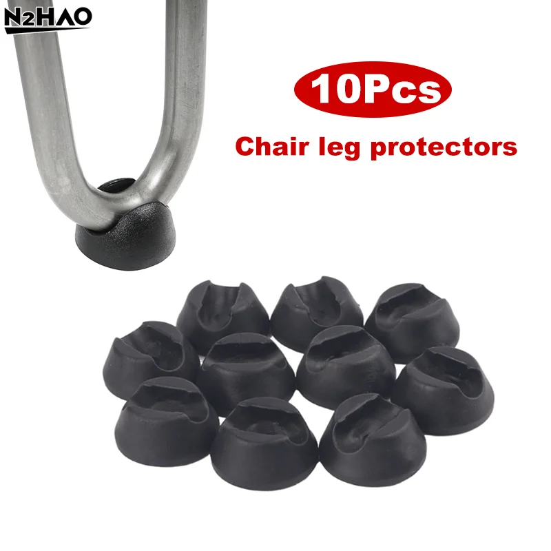 

10 шт., черная защита для ног стула, мебельные резиновые ножки, защита для скейт-шпильки, защита для стола, стула, заколки, ножки, матрас