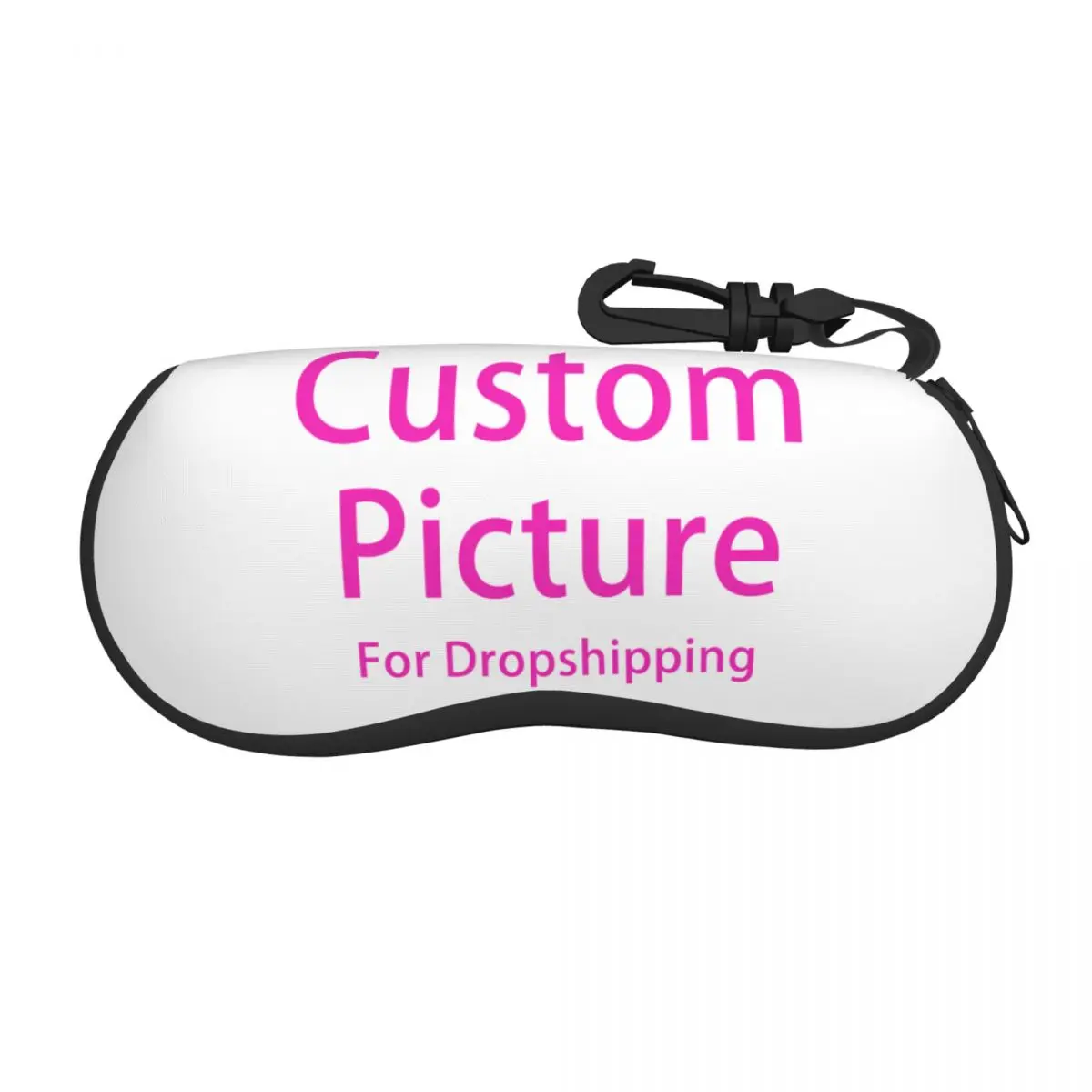 Personalized Custom Photo Logo Shell Eyeglasses Protector Cases Cute Sunglass Case Customized DIY Print Glasses Bag