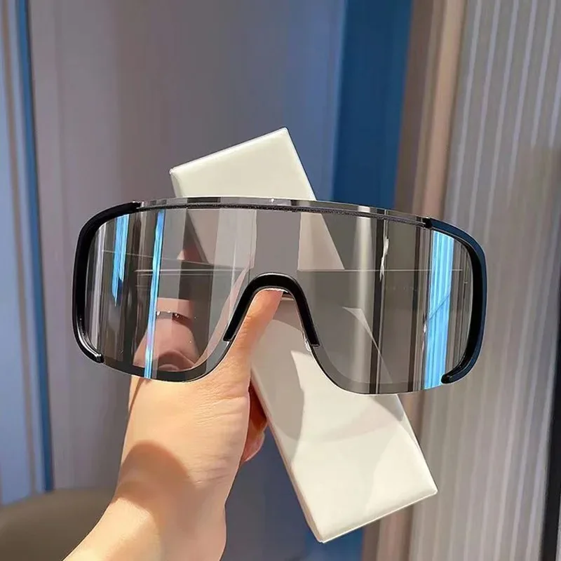 نظارات شمسية جديدة لركوب الدراجات في الهواء الطلق، نظارات شمسية مقاومة للرياح، نظارات للمشي لمسافات طويلة والتزلج، نظارات رياضية متكاملة