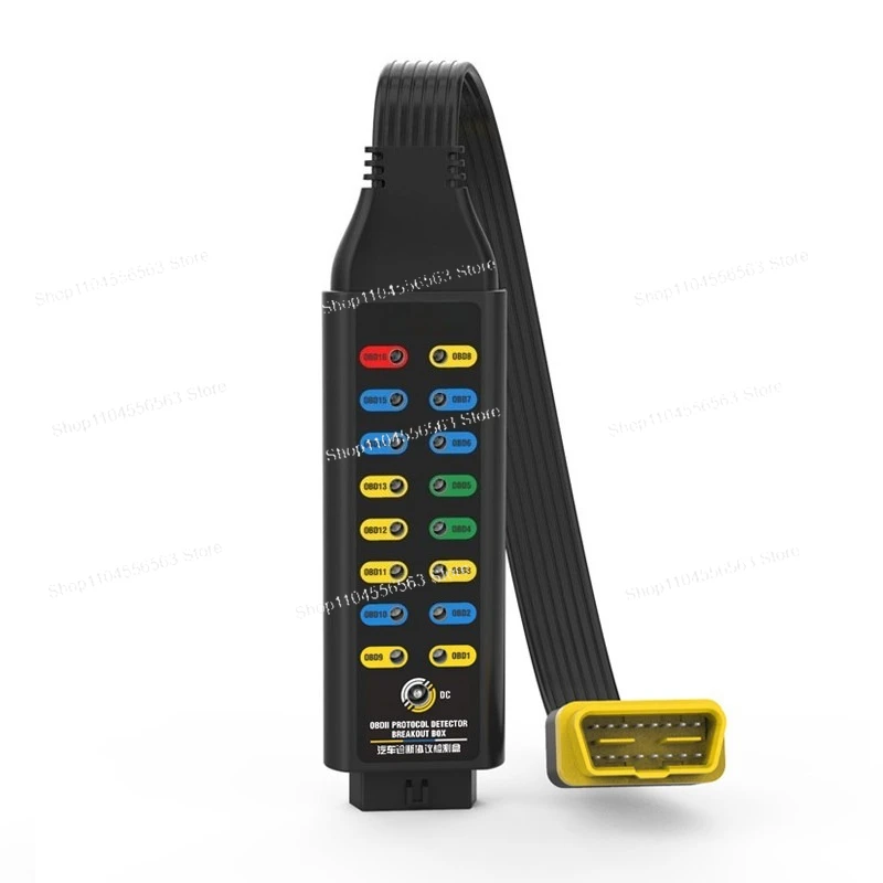 Automobile Detection Extension Cable OBD Protocol Diagnostic Box Car Power Supply Obd Universal Jumper Box 16 Pin Core