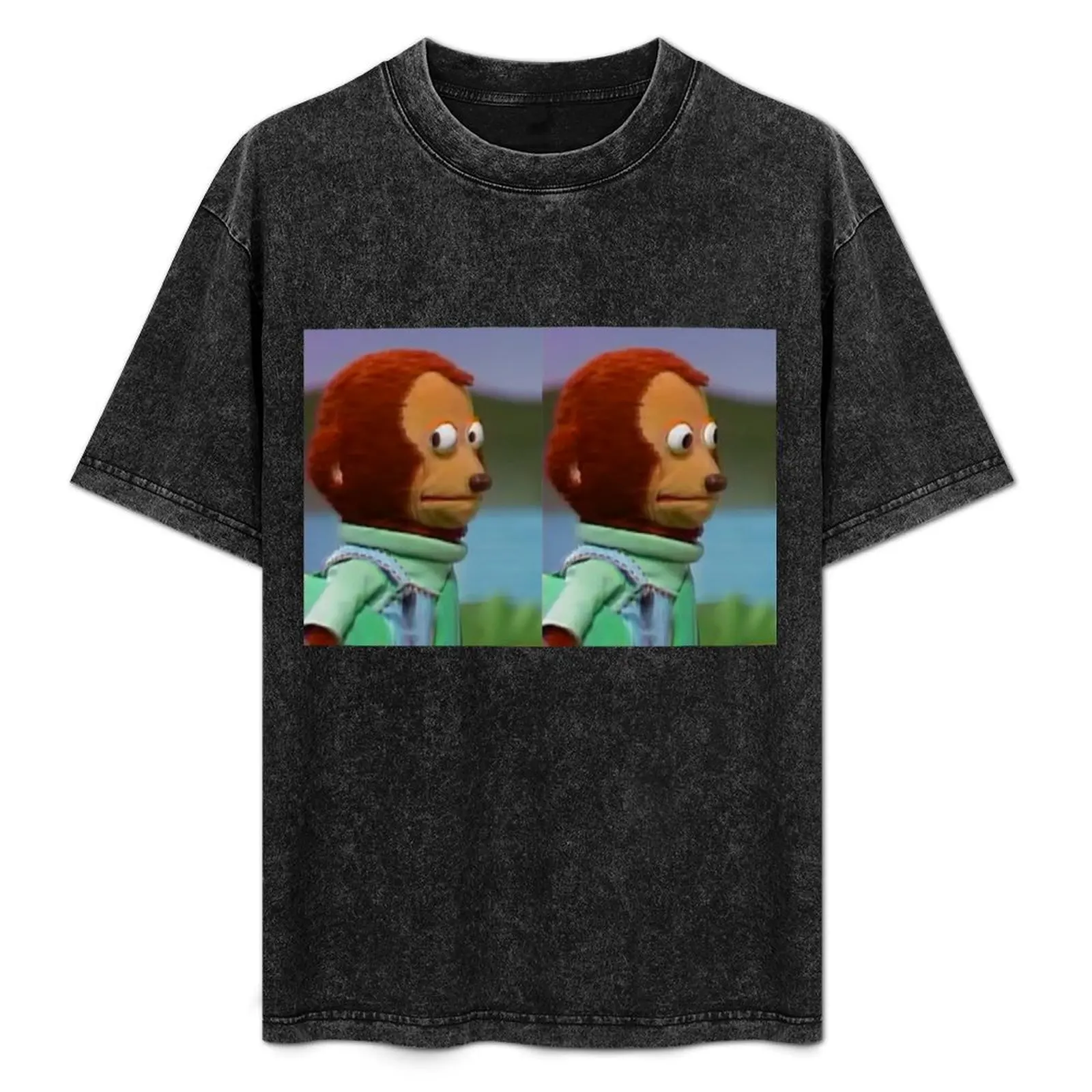 

Monkey Stare Meme T-Shirt man clothes customs design your own men tshirt