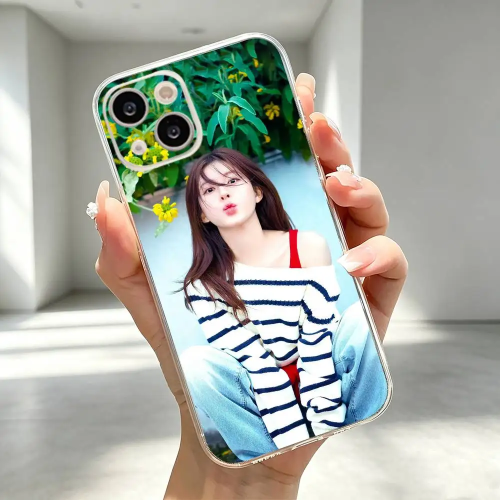 Playful lovely Girl Lulu Z-Zhao Lusi Phone Case For iPhone 17 16 15 14 13 12 11 Mini Pro Max Plus Transparent Cover