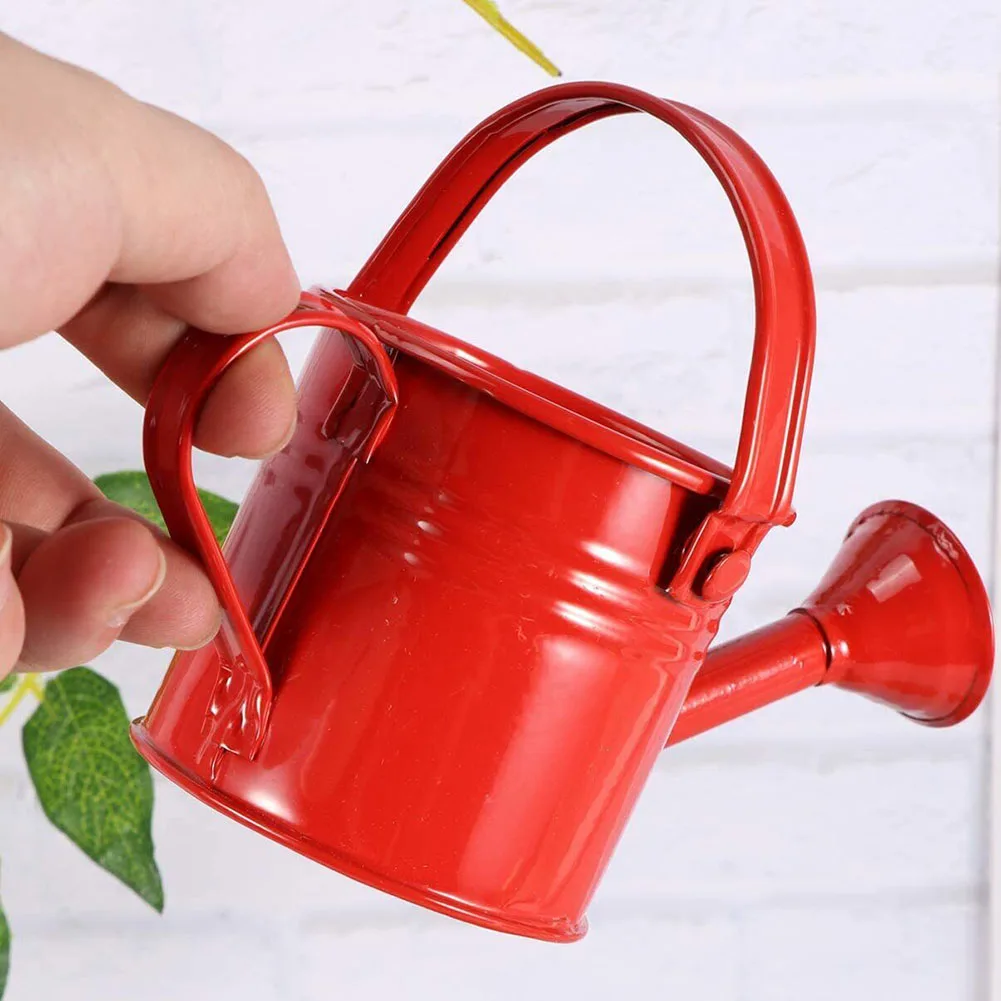 1 Pcs Watering Can Pink/Beiges/Light Green Long Mouth Design Reusable Smooth Pouring Stable Position Thick Base