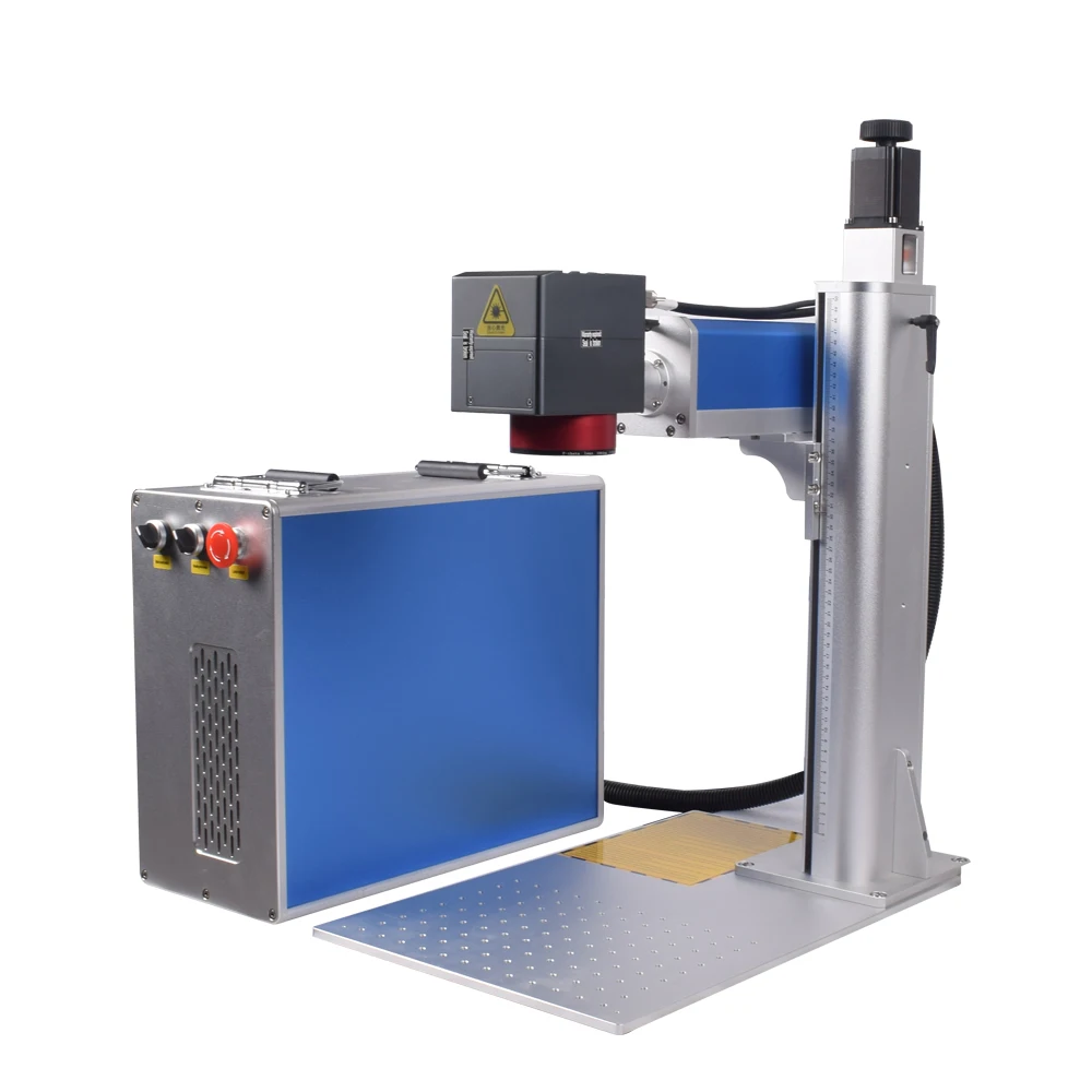 2.5D 200W JPT Fiber Laser Marking Cutting Machine Electric Lifting Laser Engraver 3D Relief Deep Engraving All Metal