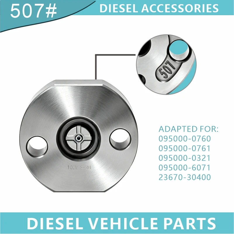 Plate 507# Valve Directly Control Medium On/Off Suitable For Denso Oil Injector Model 23670-30400 095000-6071 095000-0761 XH2424