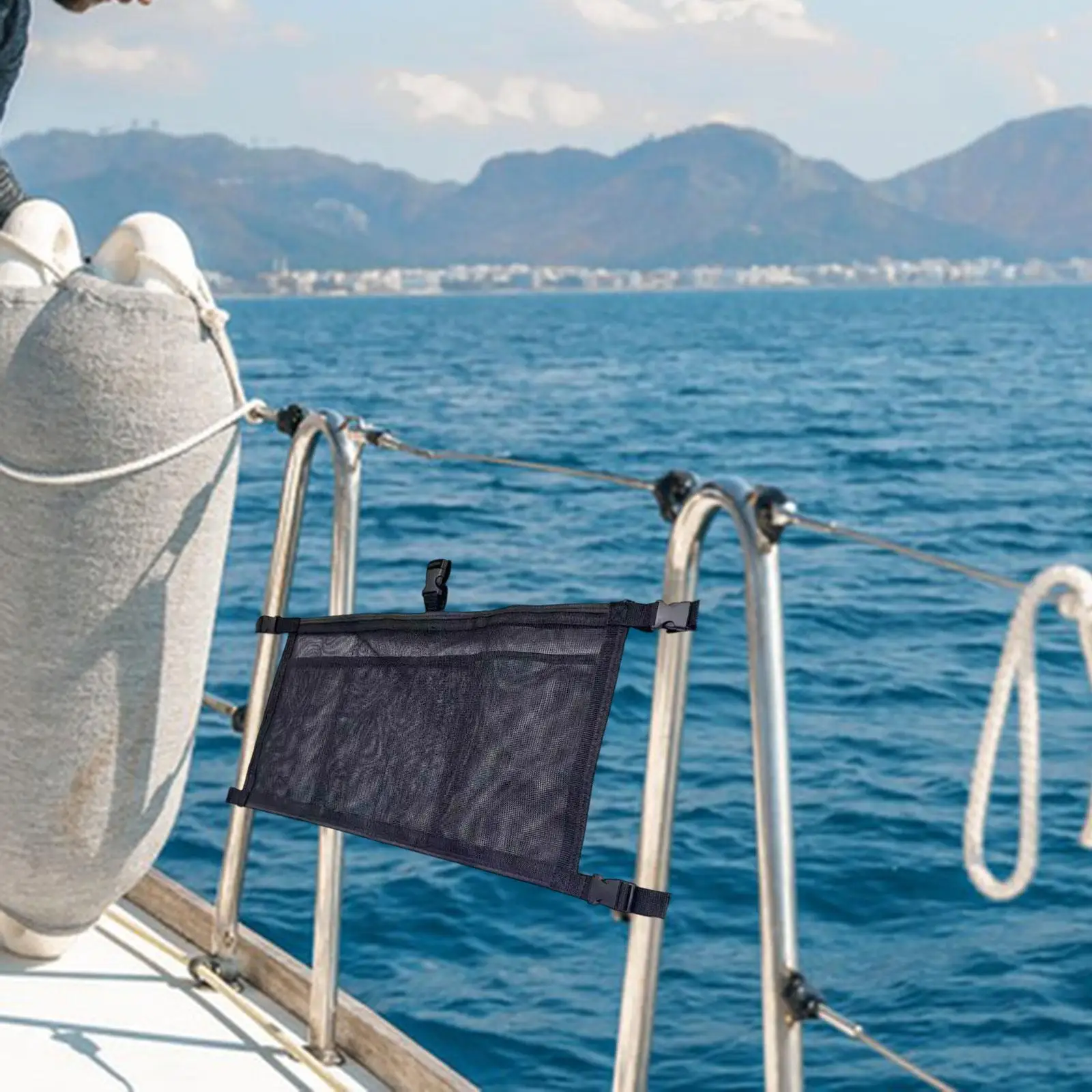 

Сумка для хранения лодок, подвесной сетчатый держатель спасательного жилета для путешествий, лодок, поездок