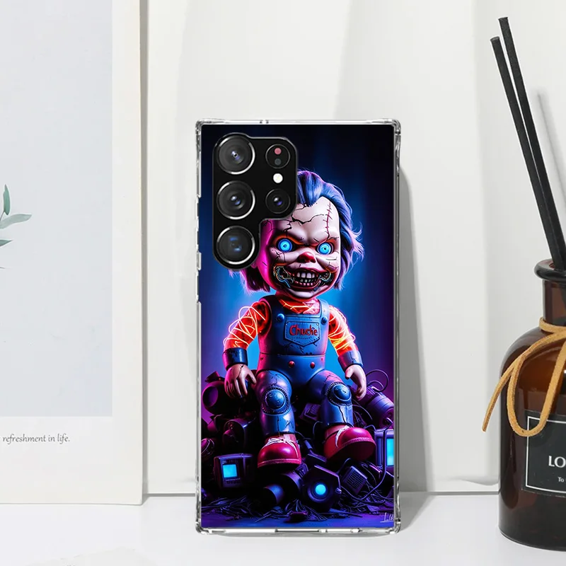 Chucky Doll Horror Movie Phone Case For Samsung Galaxy S26 S25 Edge S24 FE S23 S22 Ultra S21 Plus S20 + Art Fundas Back Cover Ga view 4