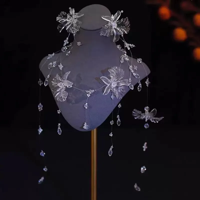 New headwear necklace dual-purpose bridal toast dress evening party easiest for match accessories classy sense