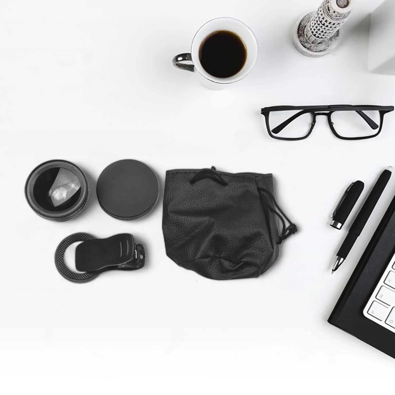 

Объектив с клипсой, комплект линз 2-в-1, комплект линз для улучшения фотосъемки из алюминиевого сплава, макрообъектив, широкоугольный объектив