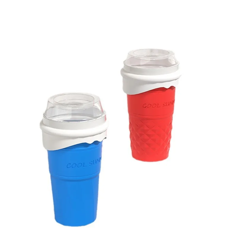 Neue magische Prise Tasse nach Hause trinken hausgemachte Slush und Shake Maker Silikon schnelles Eis machen Kühl becher