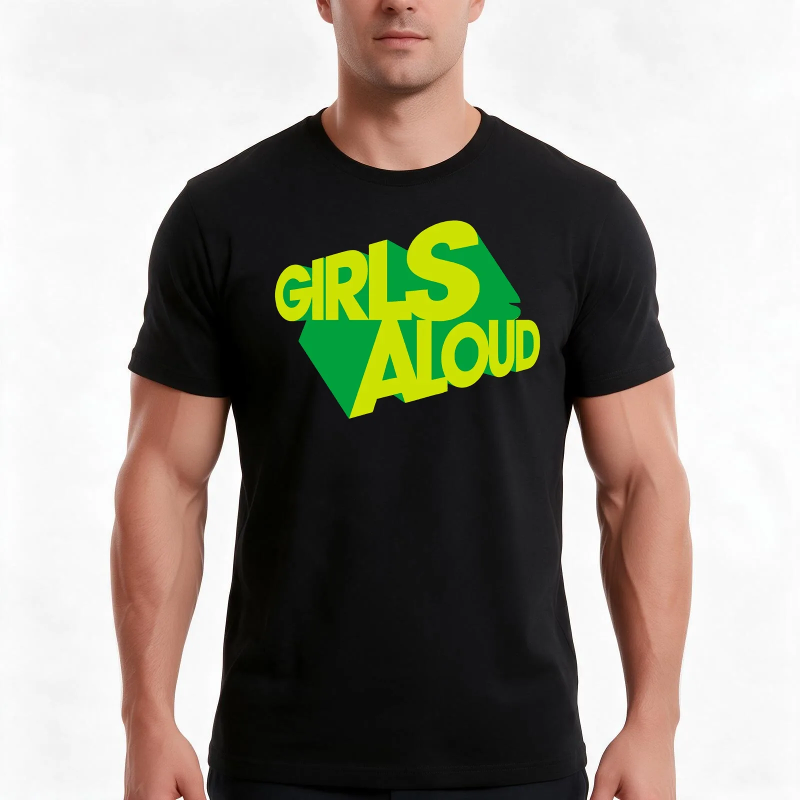 Girls Aloud - What Will The Neighbours Say? Logo T-Shirt, Summer Casual Cotton Tee, Oversized Streetwear Tops, Unisex Men Women