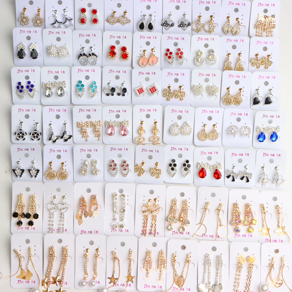 20Pairs/Lot Fashion Shiny Stainless Steel Women Earrings Geometric Balls-shape Accessories Wedding Party Jewelry Gifts