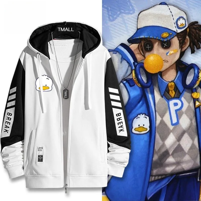 

Куртка-кардиган с капюшоном Nebu Fifth Game Collaborative, из полиэфирного волокна, для весны, осени и зимы, повседневная, молодежная, S...