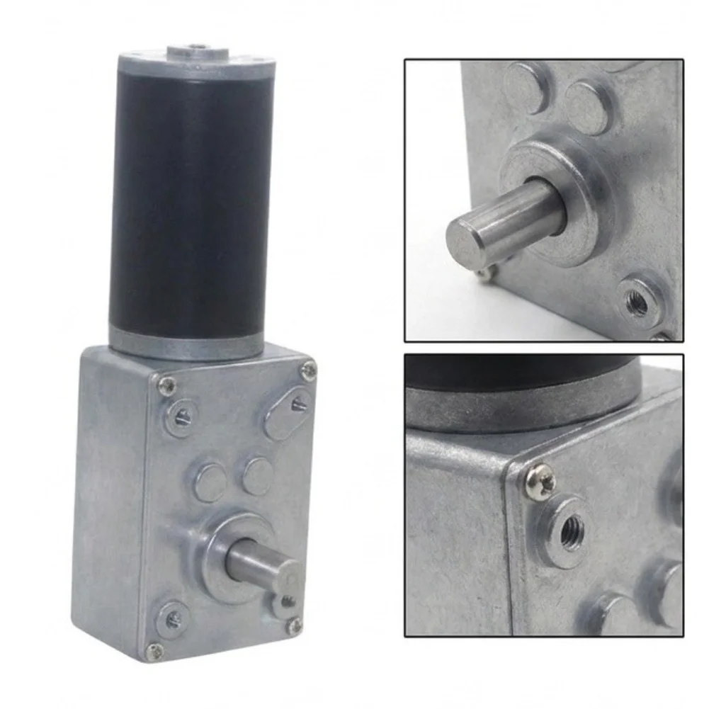 12V 24V DC For worm Gear Motor for Curtain Machines Advertising Equipment Window Openers for Smart Home Automation Systems