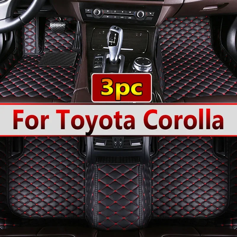 For Toyota Corolla Hybrid 2024 2023 2022 2021 2020 2019 Car Floor Mats Interior Accessories Leather Waterproof Replacement Cover