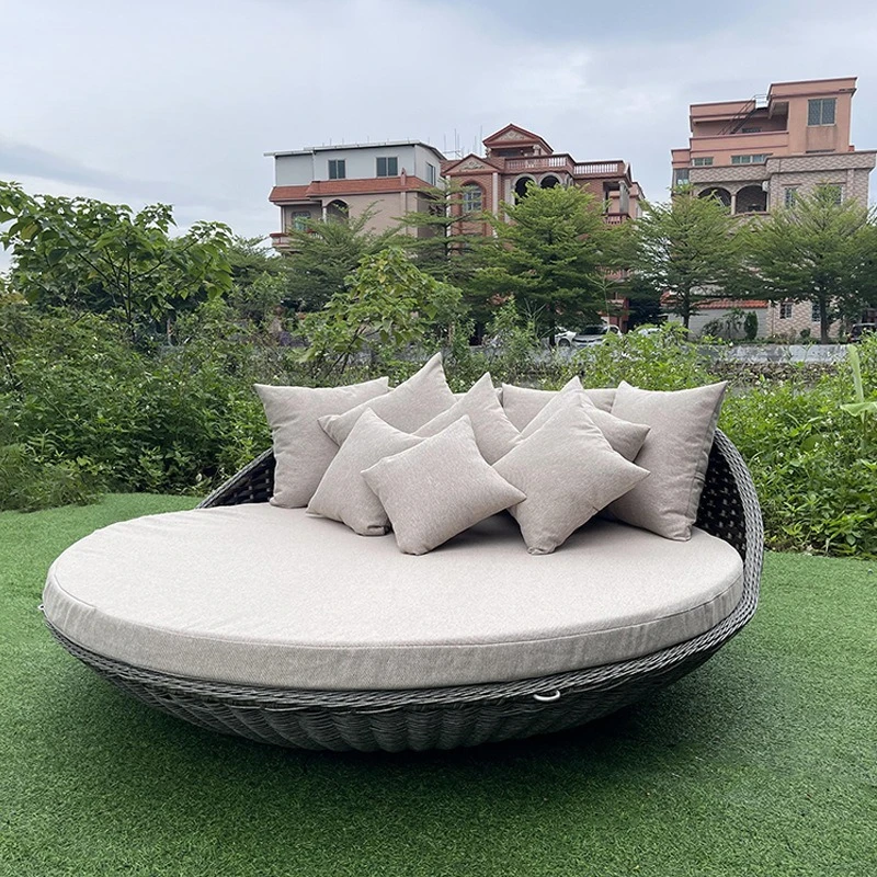 Outdoor furniture PE rattan sofa, bird's nest photo prop hanging chair
