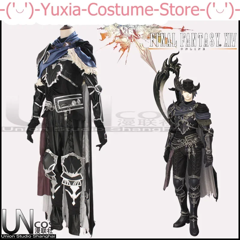 Game FF14  Final Fantasy XIV Zero Cosplay Costume Halloween Uniform Men Carnival Party Outfits Cos Clothing