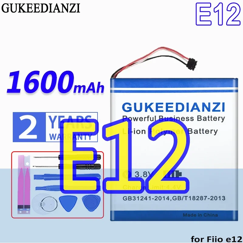 

Long Lasting E12 1600mAh For Fiio e12 / e12 Mont Blanc Accumulator 4-wire Plug In - Ear Headphones Battery