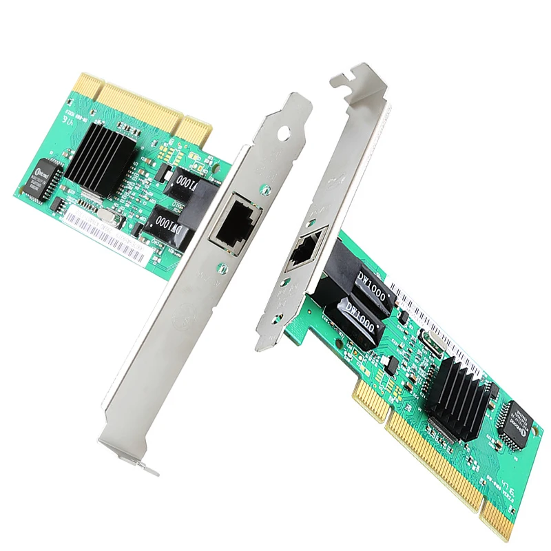 

Игровой адаптивный адаптер PCI Gigabit Network Card Адаптер PCI-Ethernet RJ-45 LAN RTL8169 Игровая карта PCI для ПК Настольная сетевая карта
