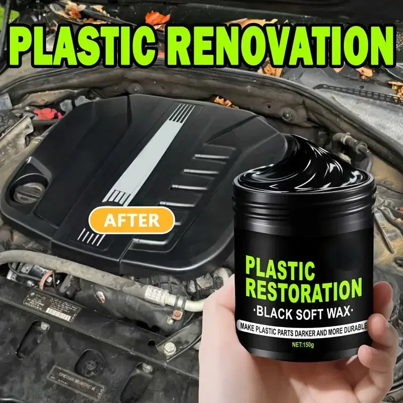 Automotive Plastic and Decorative Repair Agents Return To Black, UV Resistant, Long-lasting Ceramic Coating Renovation Paste