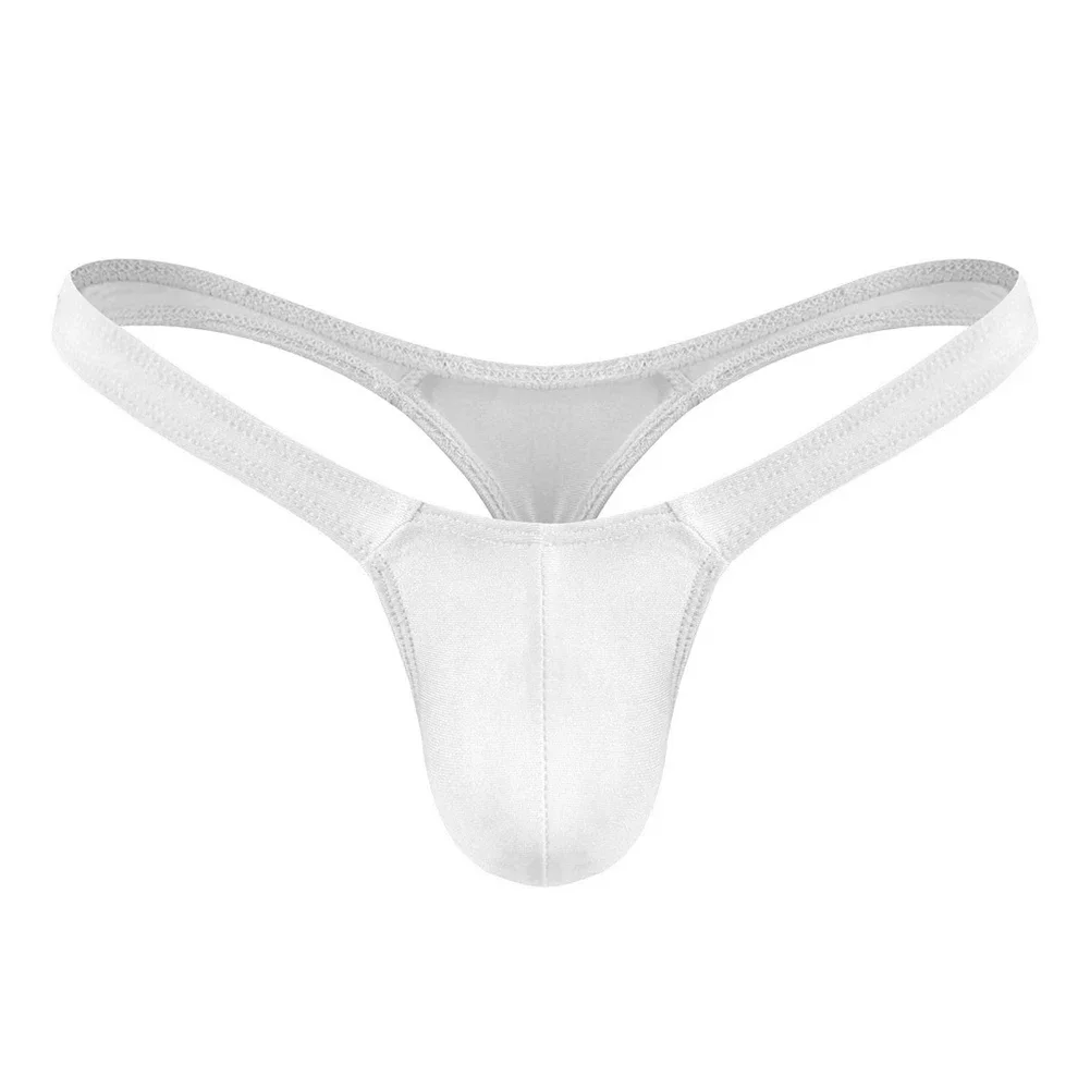 Comfy Hot Mens Underwear Panties Lightweight Polyester Sexy Bikini Slimming Soft Solid Stretch T-back Bluge Pouch