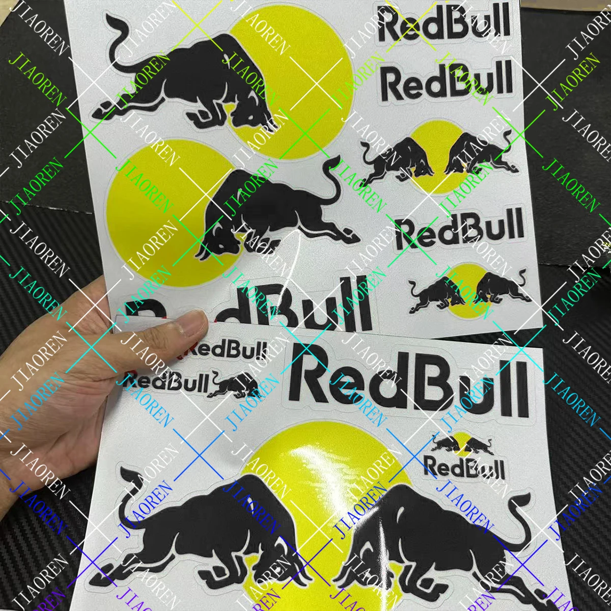 Weihnachten Halloween Motorrad Red Bull Aufkleber Wasserdicht F1 Auto Aufkleber Kit