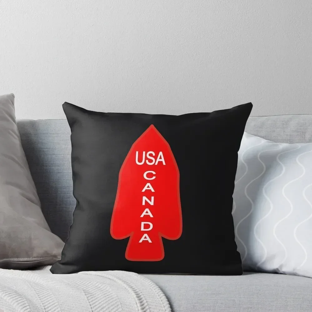 

First Special Service Force 'The Devil's Brigade' (Canada/USA - Historical) Throw Pillow covers for pillows pillow