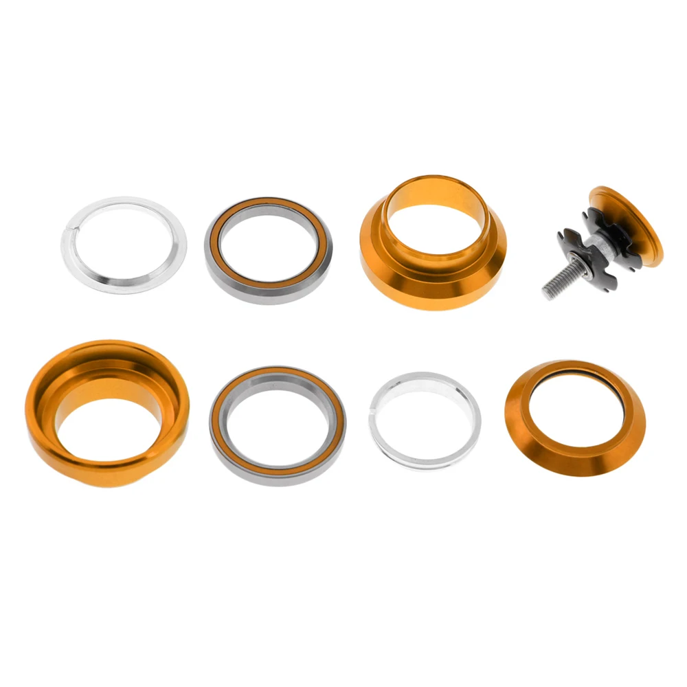 Aluminum Alloy 34mm Cartridge External Bearing With Top Cap Fixed Gear Bicycle Headset