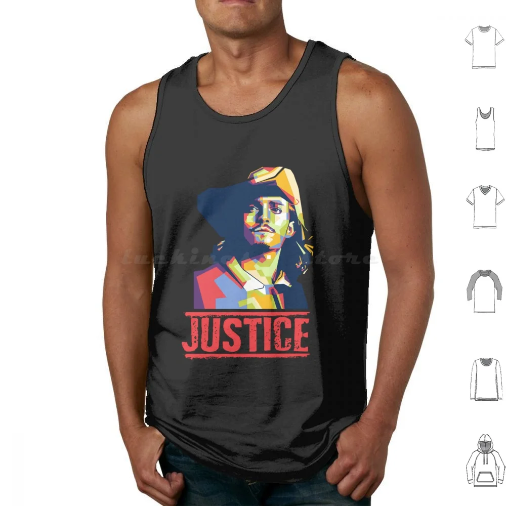 Johnny Depp Tank Tops Print Cotton 2020