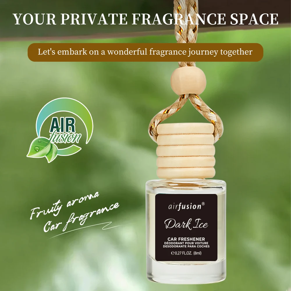 Difusor de aceites esenciales para coche colgante, 2 paquetes, 17 aromas de larga duración, ambientador de aromaterapia para automóvil