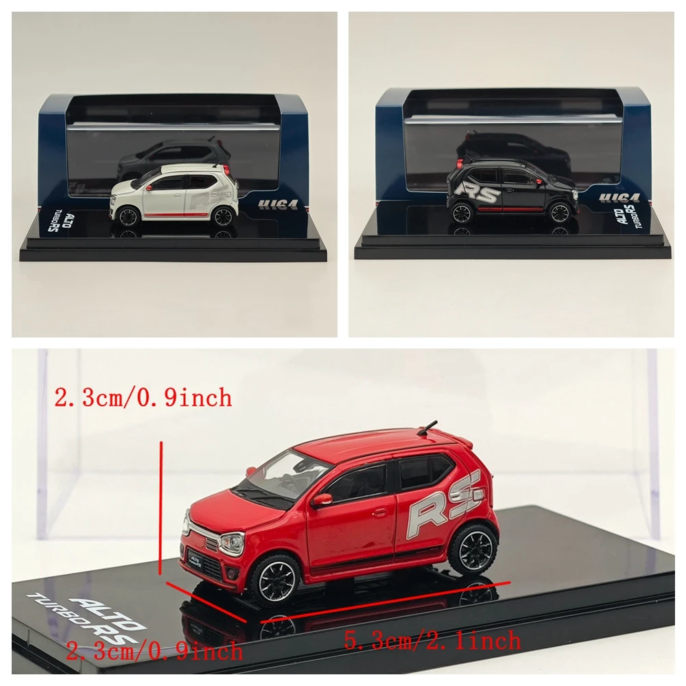 

Hobby Japan 1:64 ALTO WORKS TURBO RS HA36S RS DECAL TUNE HJ642070B Series Diecast Model Car Miniature Limited Collection Toys